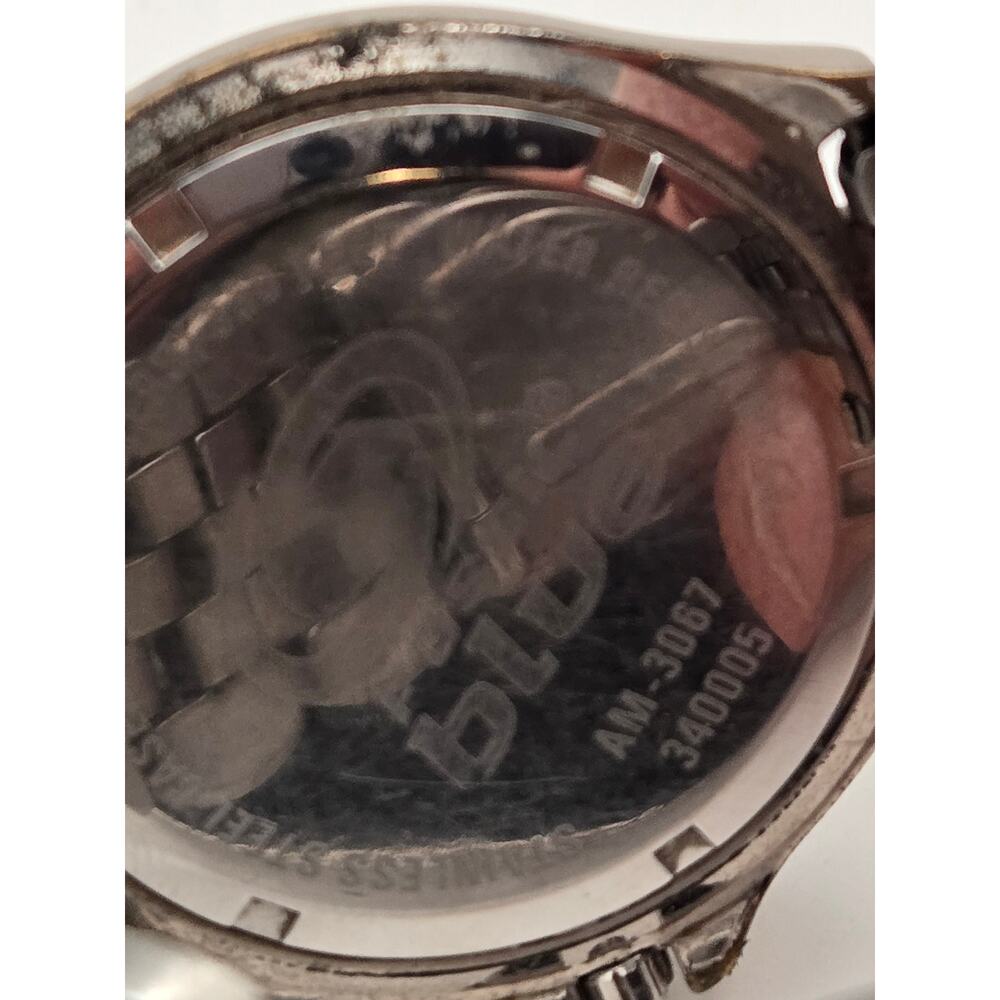 Fossil Blue Mens Watch Stainless Steel Diver Quartz 100M Water Resistant - Picture 7 of 9